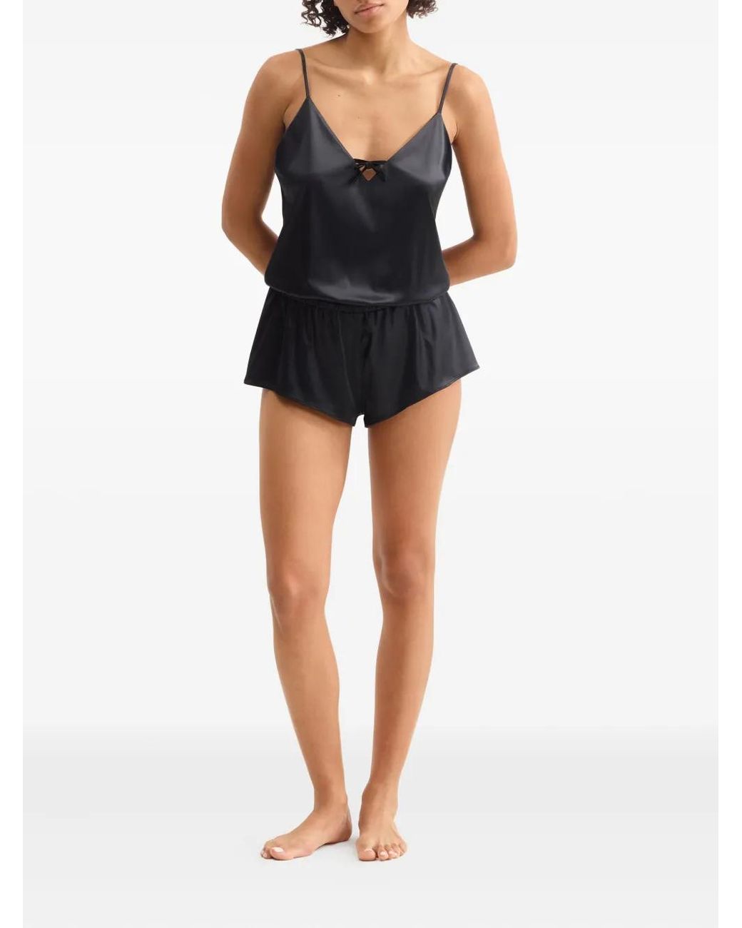 Eres Black Claudia Playsuit