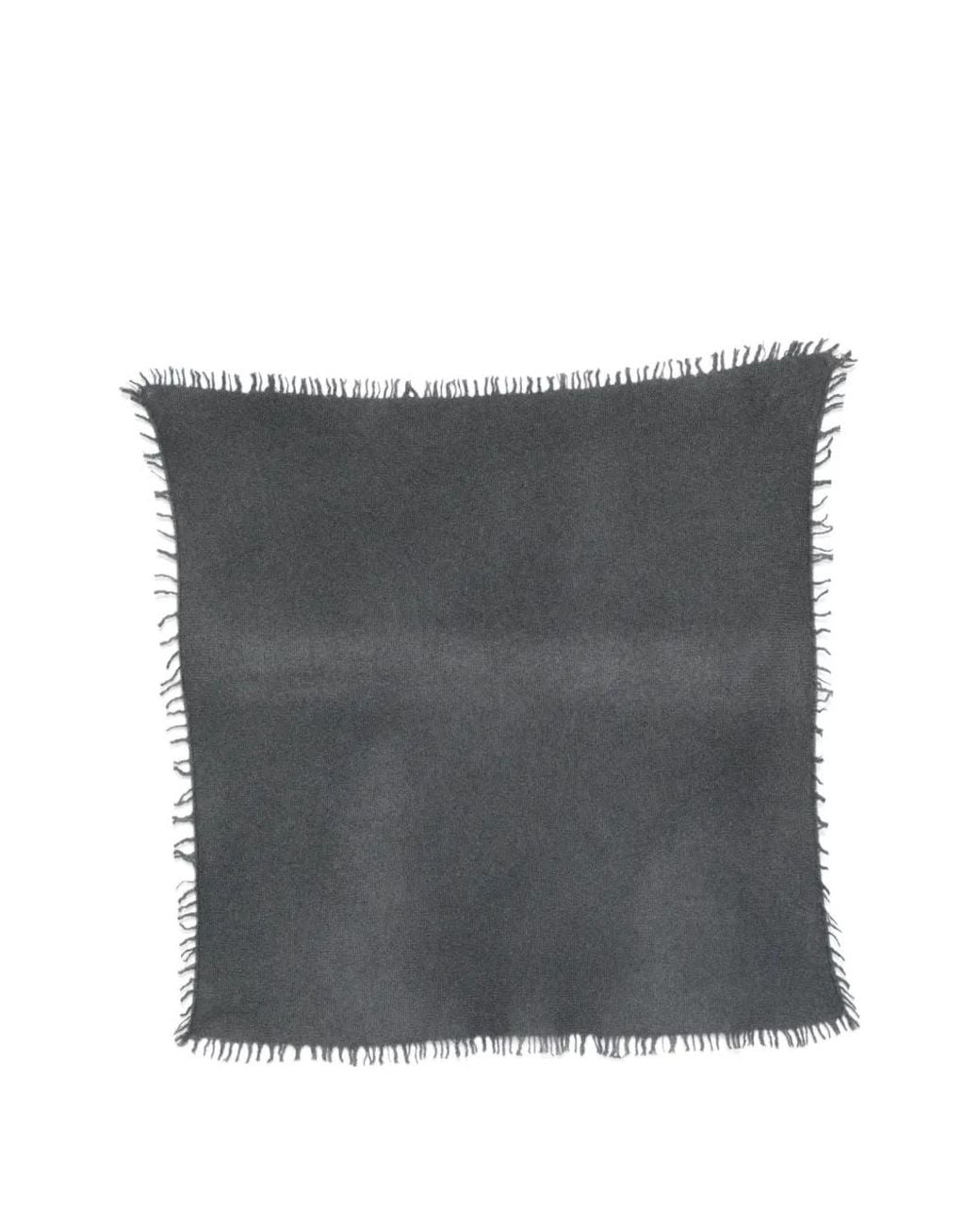 Warm-me Gray Felix Frayed Scarf