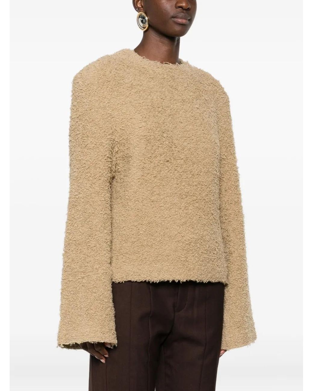 Séfr Natural Virgin Wool-Blend Jumper