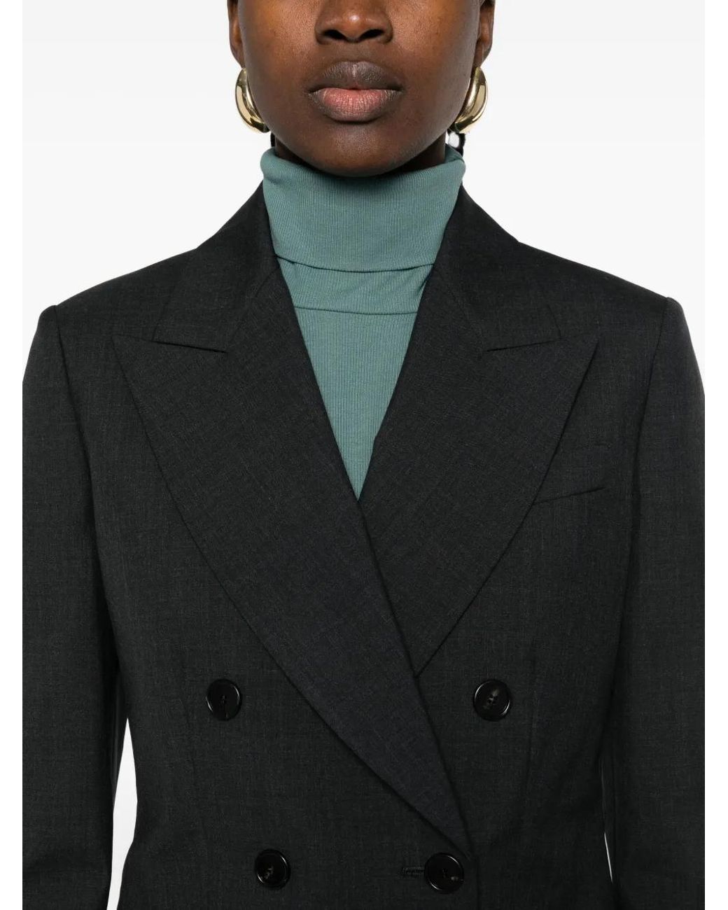 Gucci Black Blazer With Notched Lapels