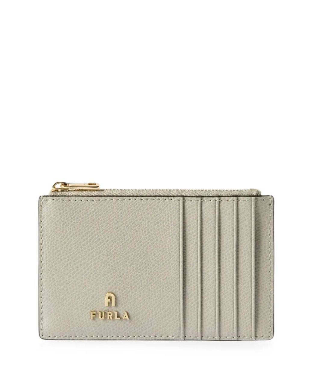 Furla Gray Camelia Card Case M
