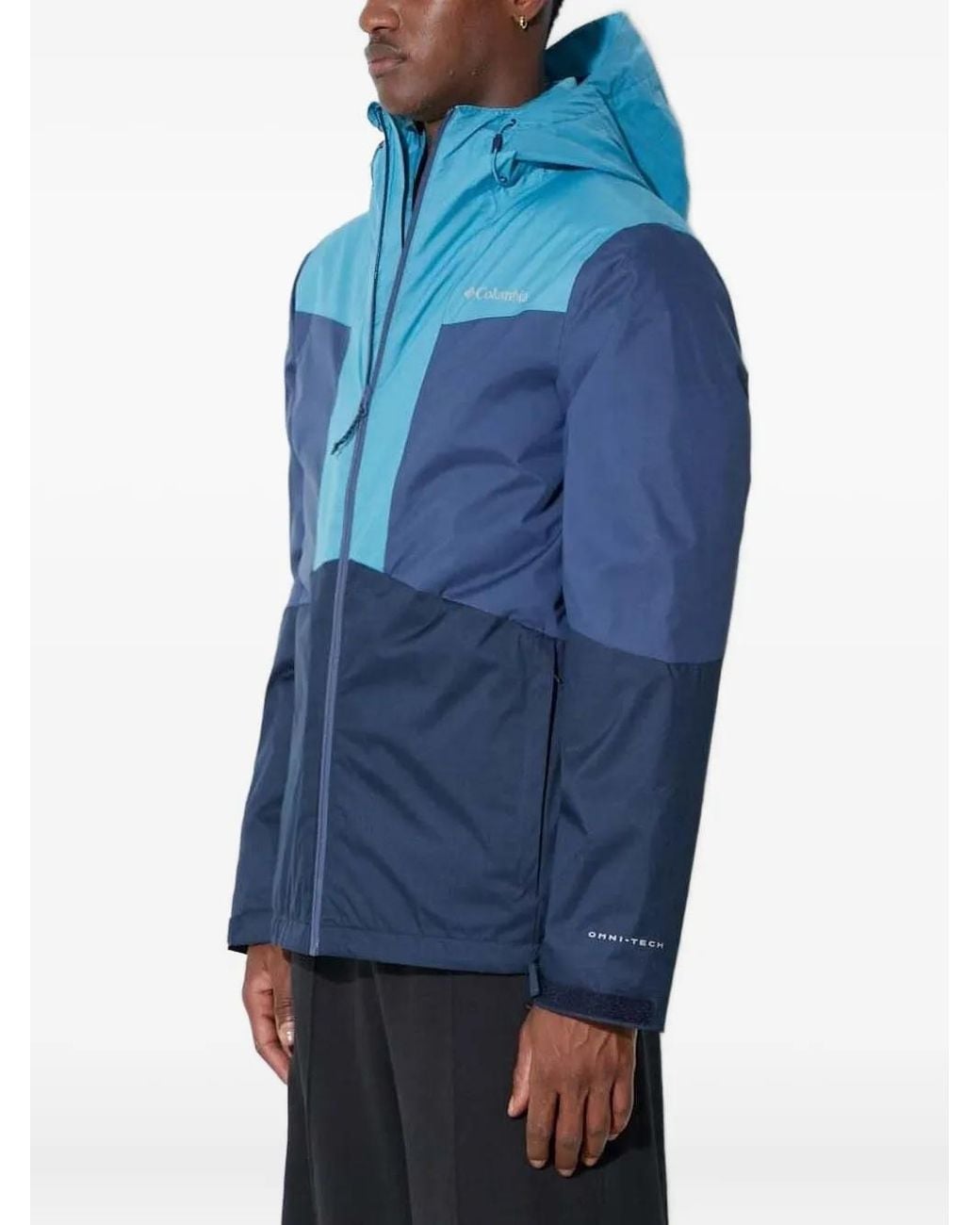 Columbia Blue Wallowa Park Hooded Jacket for men