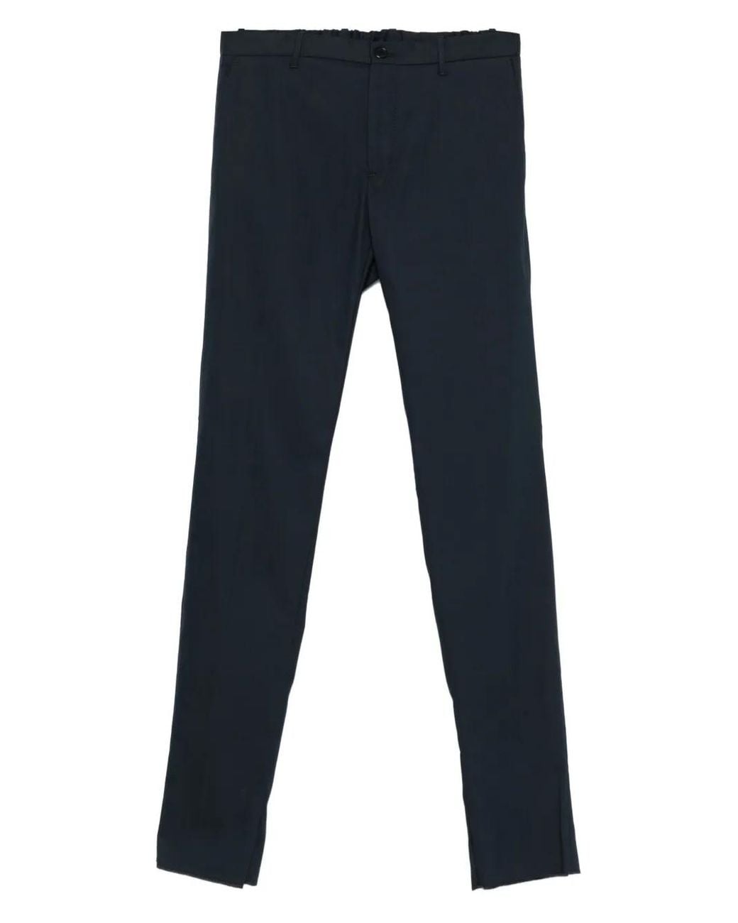 Incotex Blue Elasticated-Waist Trousers for men