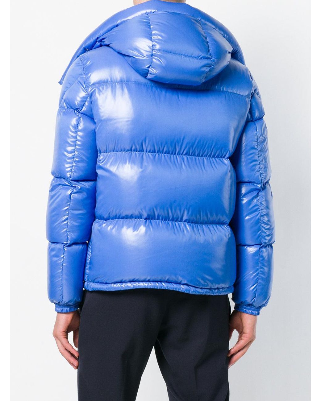 Moncler Montbeliard Puffer Jacket in Blue for Men | Lyst