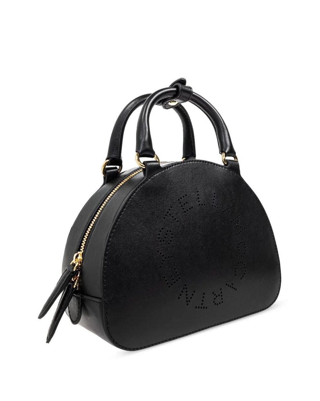 Stella McCartney Black Logo-Embellishment Tote Bag