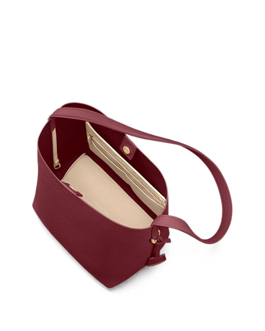 Maison De Sabre Red The Bucket Soft Tote Bag