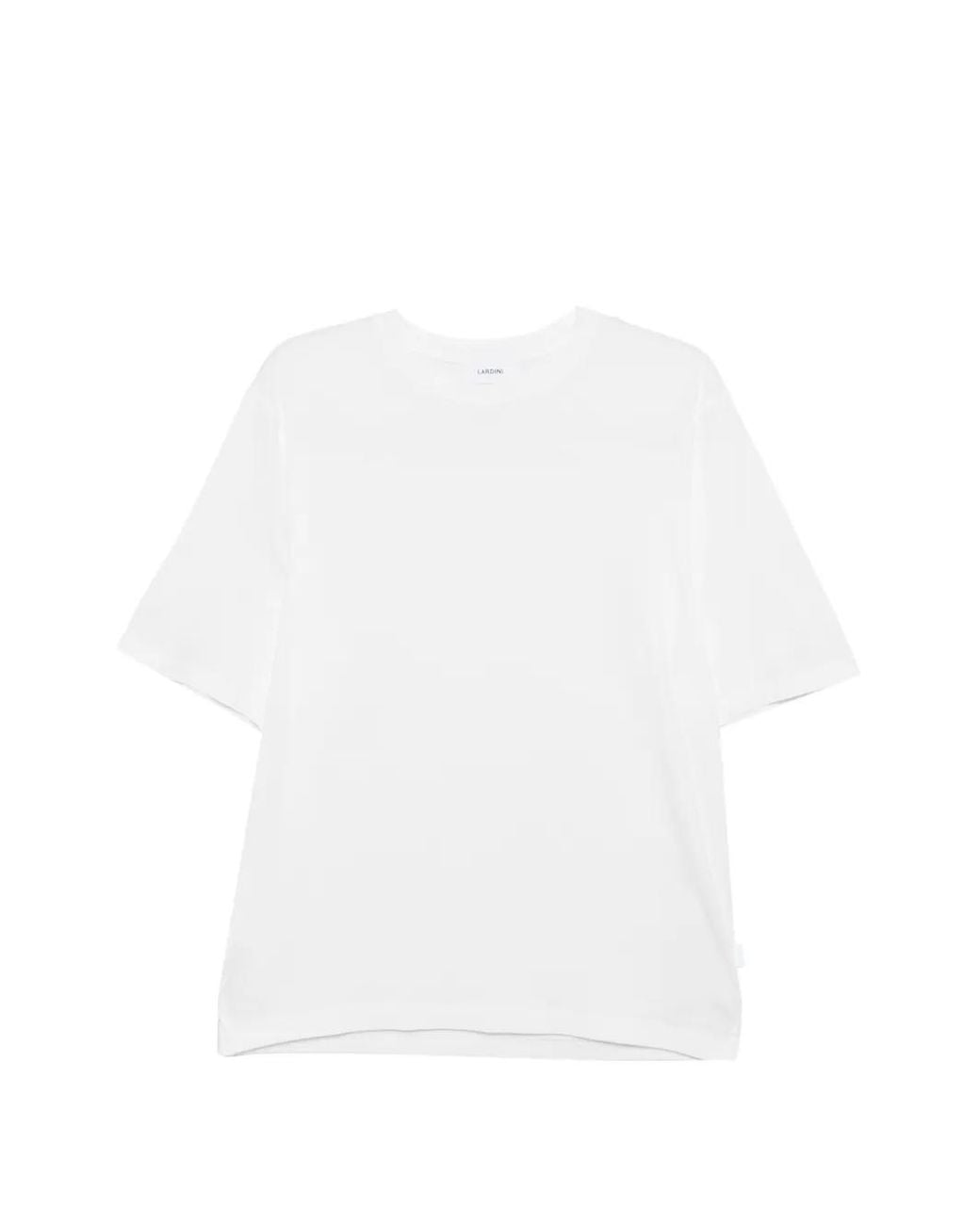 Lardini White Round-Neck T-Shirt for men