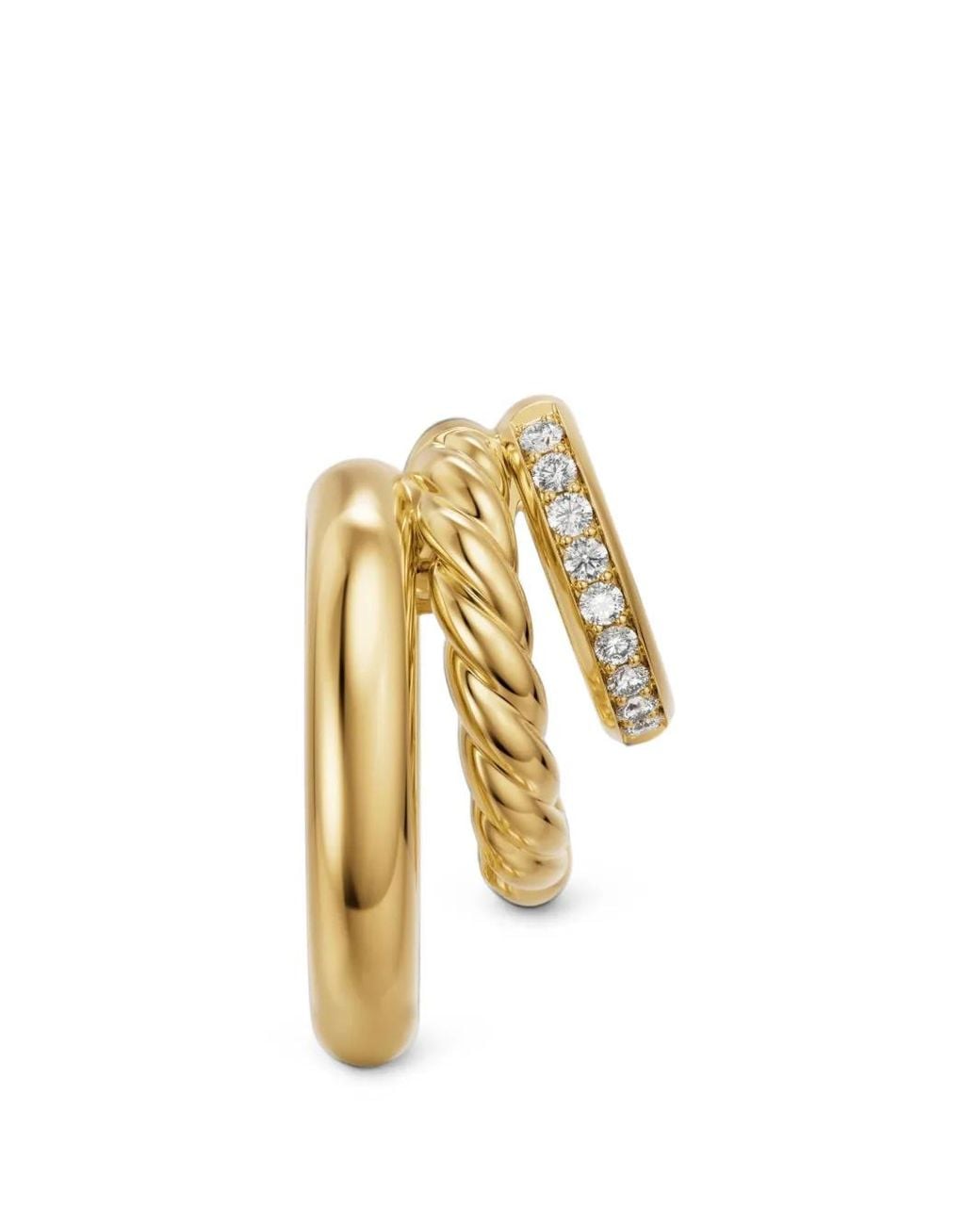 David Yurman Metallic Dy Mercer Multi-Row Earrings