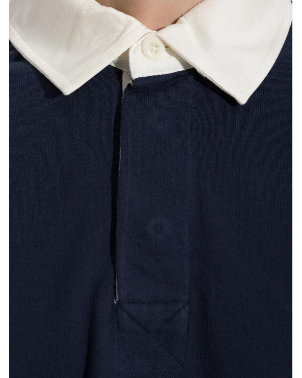 KENZO Blue Gots Varsity Relax Polo for men