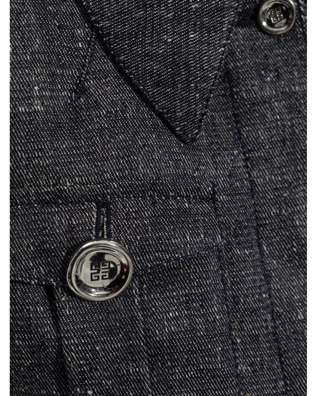Givenchy Gray Cropped-Jacke Mit 4G