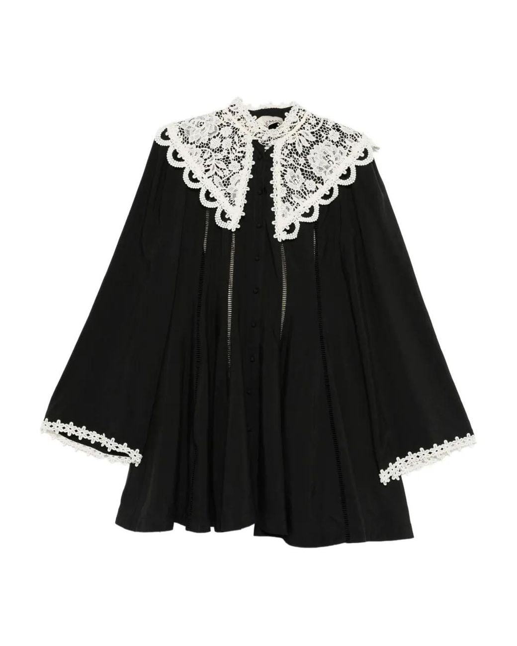 alemais black dress ALÉMAIS Apollonia Lace Collar Mini in size:8-M Botanical placement print 30–07-25-release Vashuda Midi Dress SIze