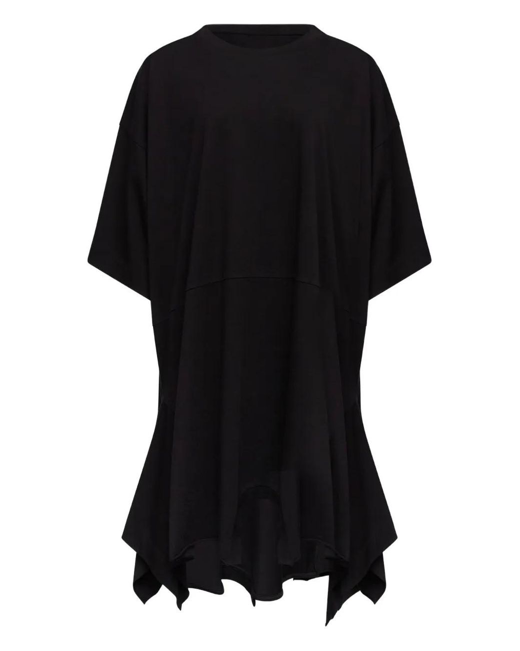 MM6 by Maison Margiela Black Cotton Jersey Dress