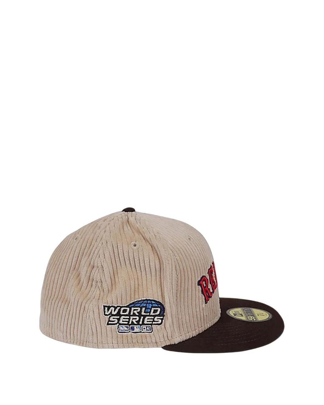 KTZ Natural Boston Sox 59Fifty Corduroy Cap for men