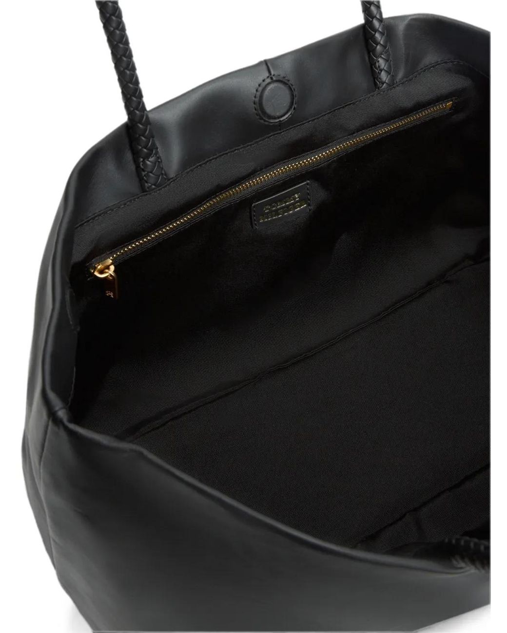 Tommy Hilfiger Black Sac Porté Épaule À Anse Tressée