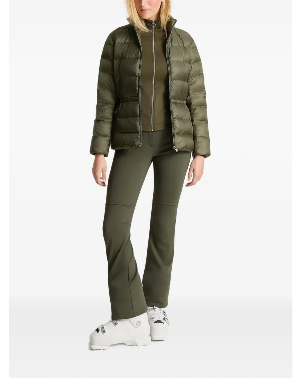 Fusalp Green Kerin Quilted Drawstring Jacket