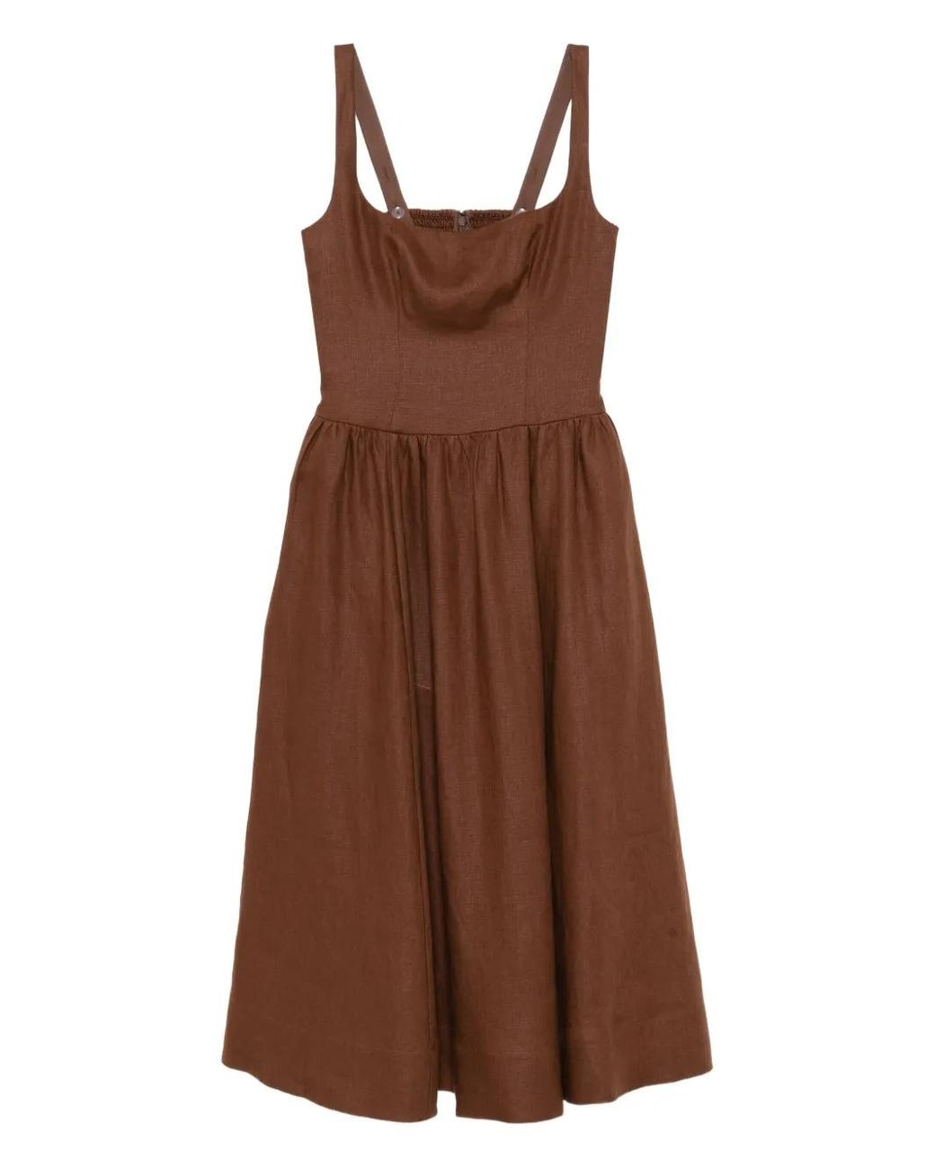Reformation Brown Janu Dress
