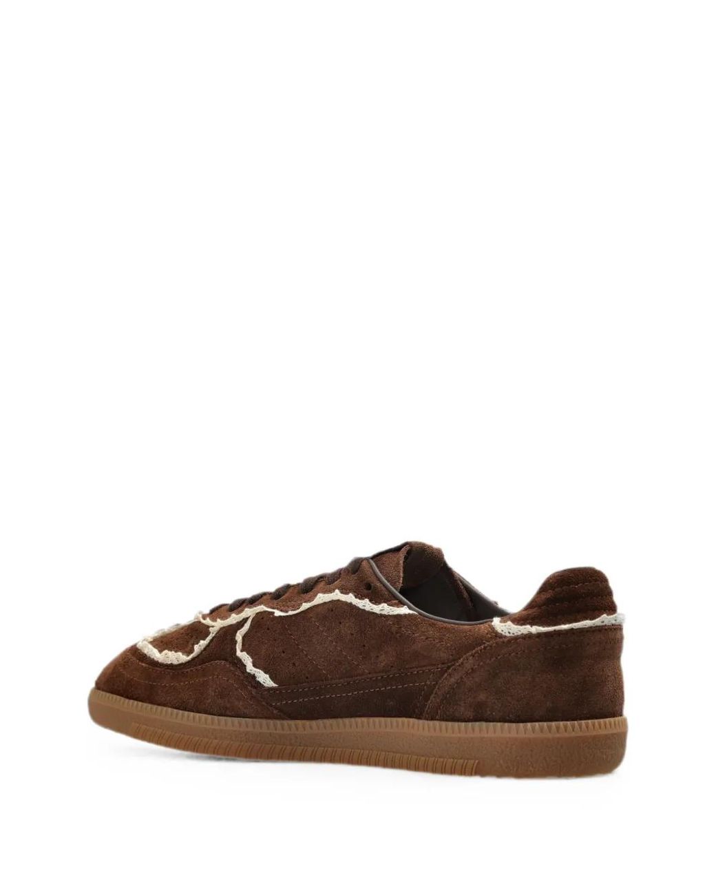 Alohas Brown Tb.490 Crochet-Trim Sneakers