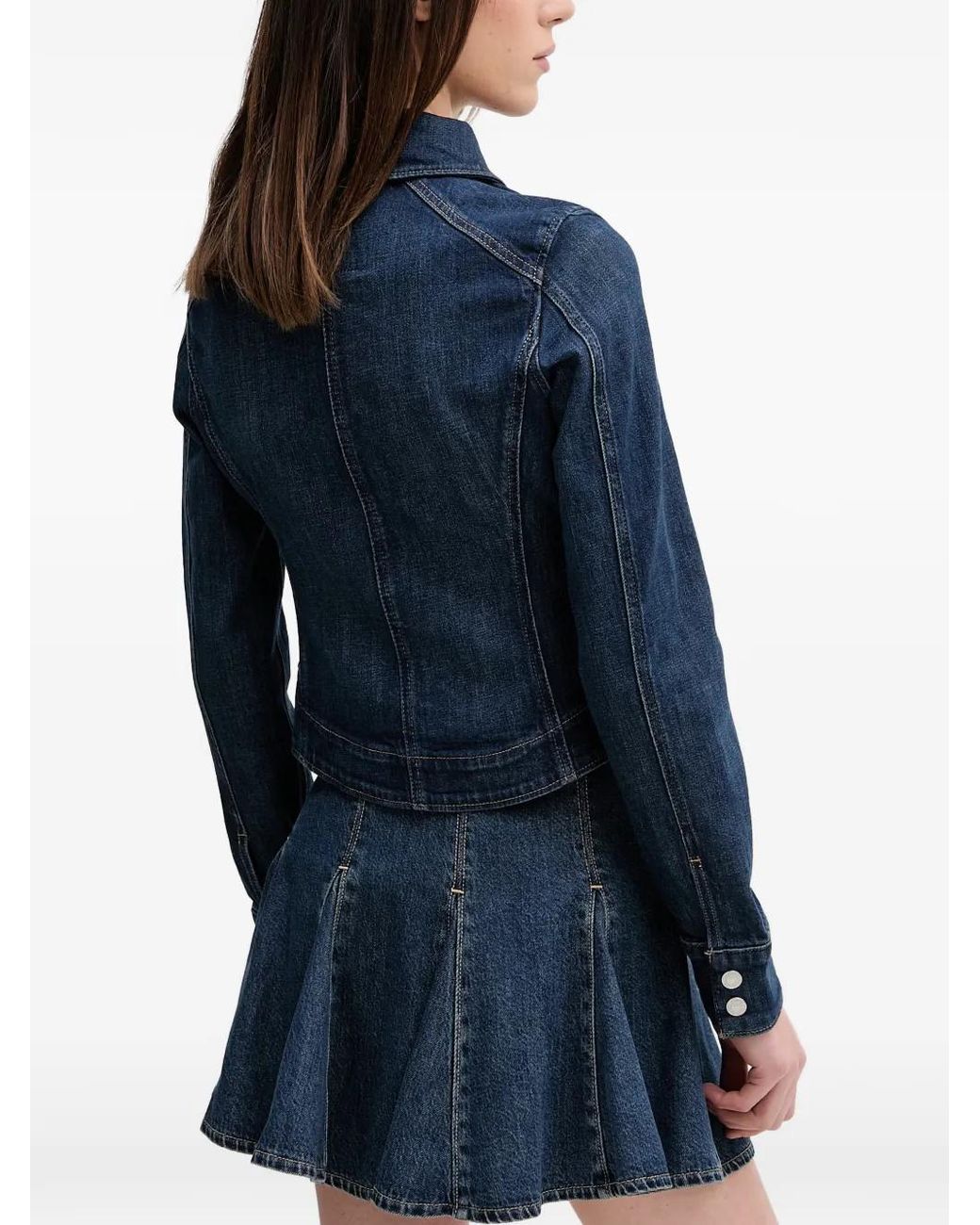 Levi's Blue Collared Zip Jacket