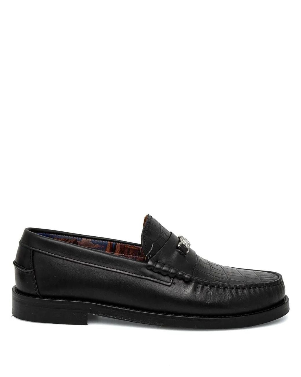 Naked Wolfe Black Roma Loafers for men