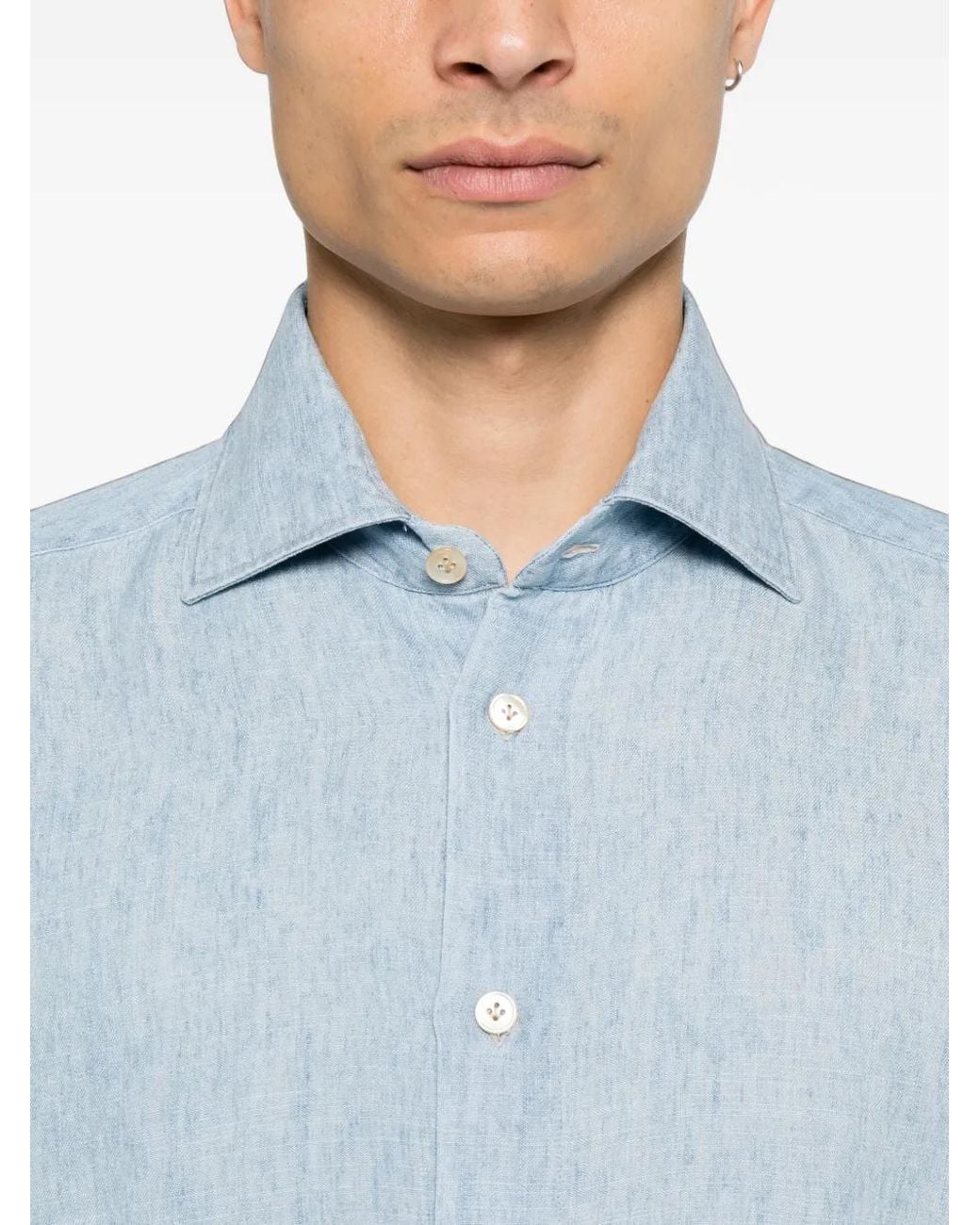 Eleventy Blue Dandy Shirt for men