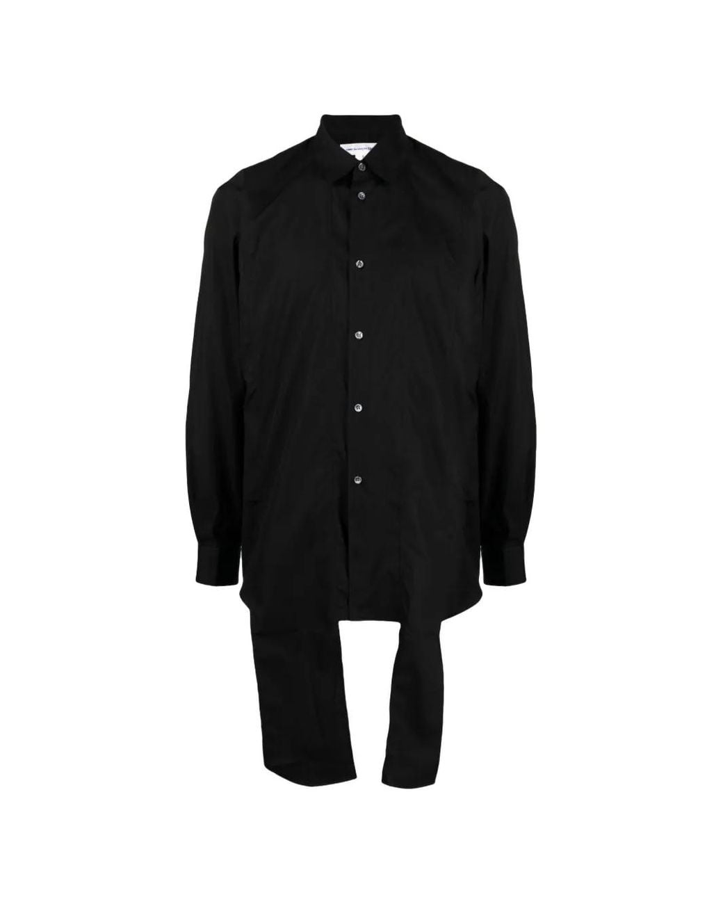 Comme des Garçons Black Chemise Asymétrique À Manches Longues for men