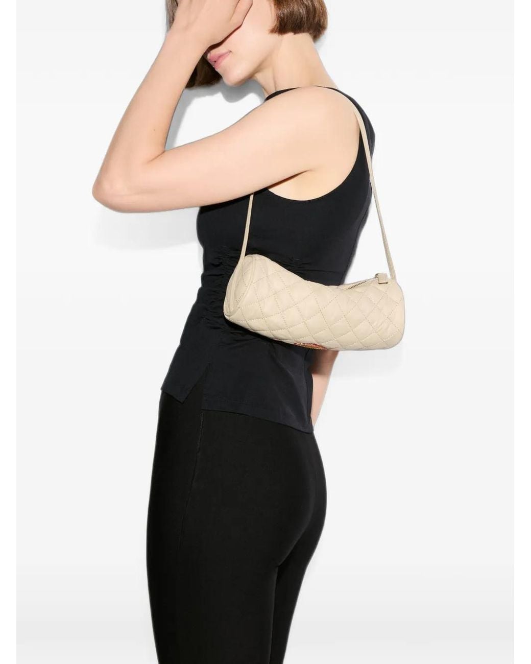 MZ Wallace Natural Astor Cylinder Shoulder Bag
