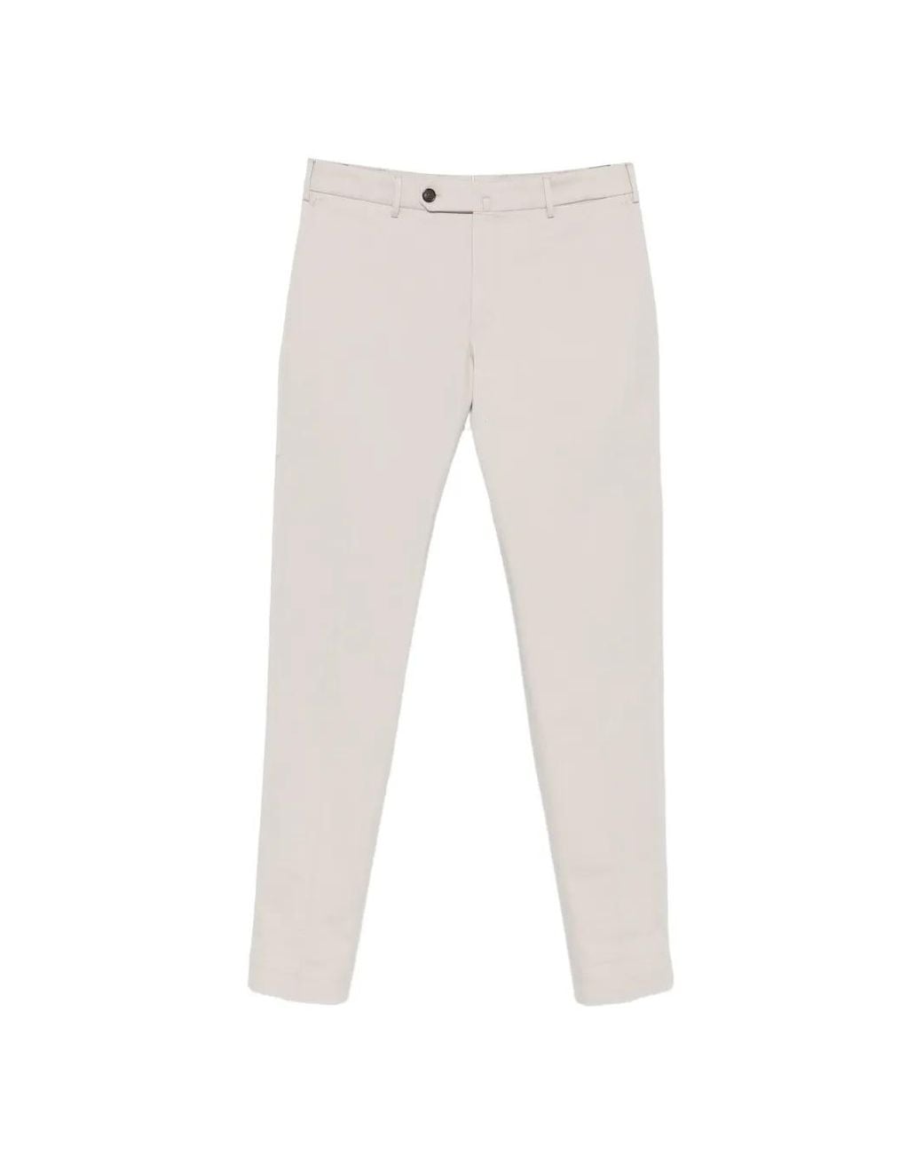 Slowear White Slim-Fit Tailored Trousers for men