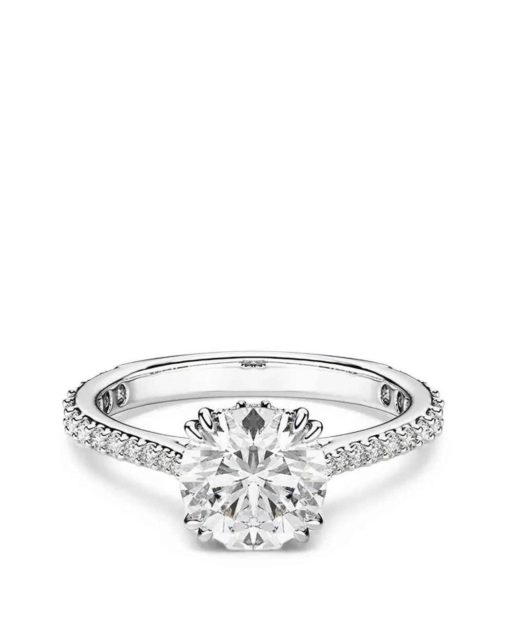 Swarovski White Stilla Crystal-Embellished Solitaire Ring