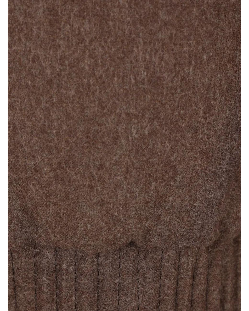 Sacai Brown Veste Zippée À Capuche for men