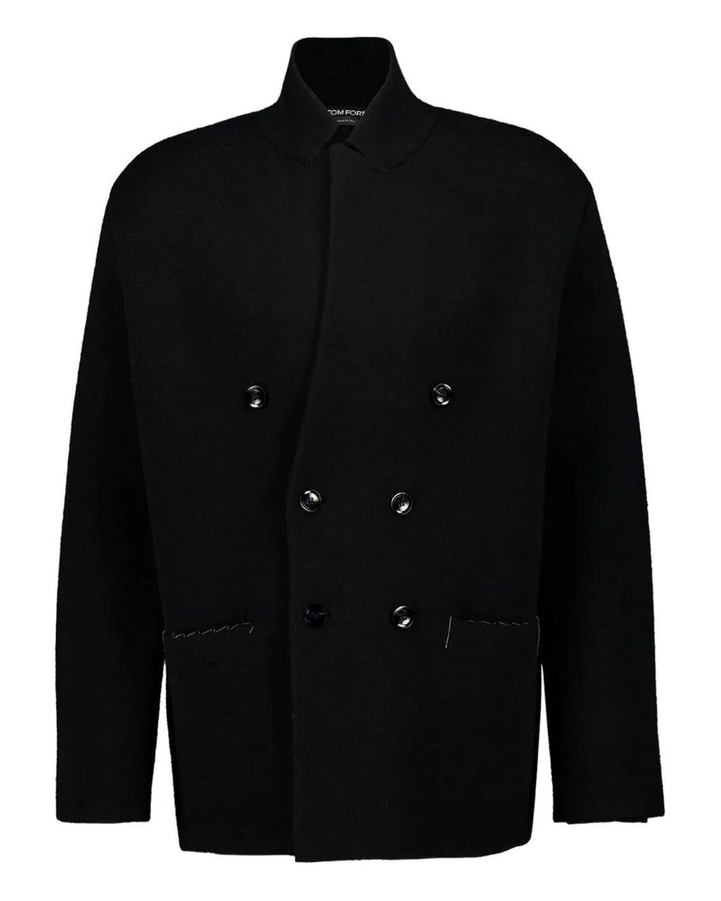 Tom Ford Geknöpfte Jacke in Black für Herren