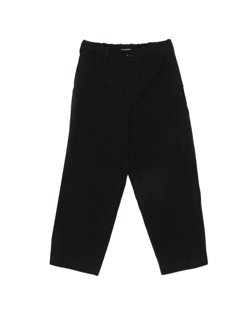Casey Casey Black Elasticated-Waistband Trousers for men