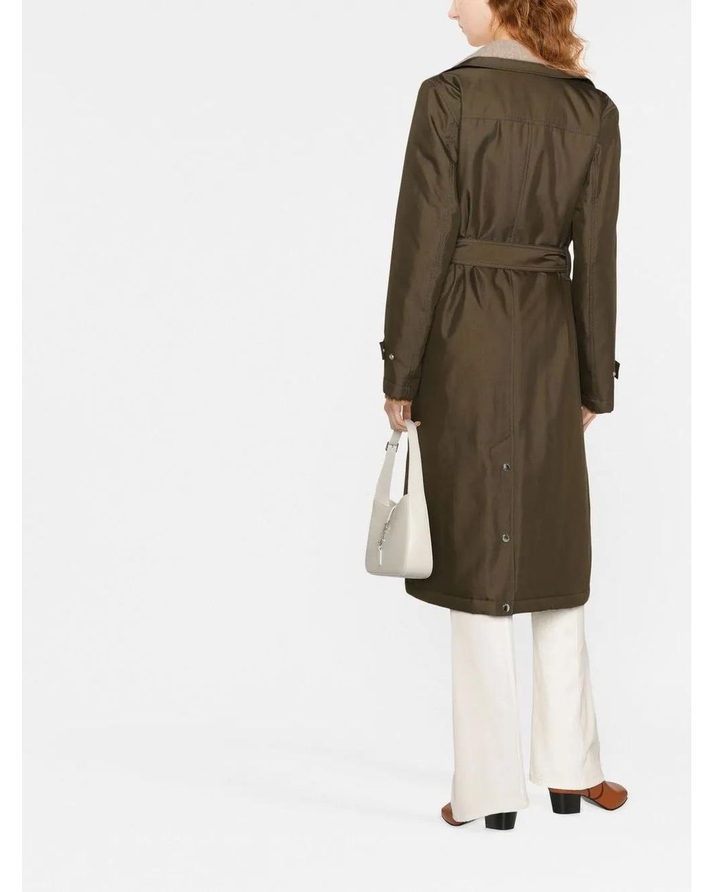 Woolrich Jas Met Ceintuur in het Natural