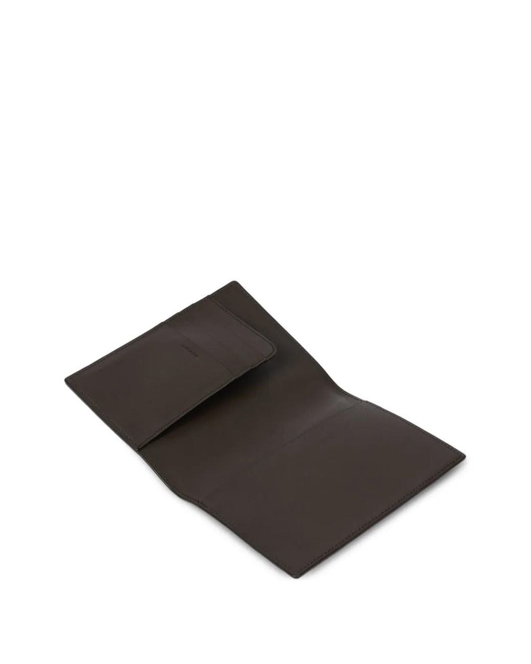 Paul Smith Black Painted Stripe' Leather Passport Cover for men