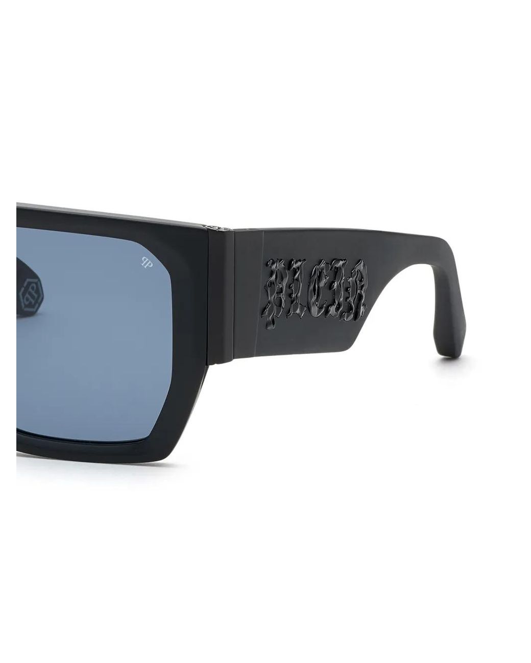 Philipp Plein Blue Oversize Square-Frame Sunglasses