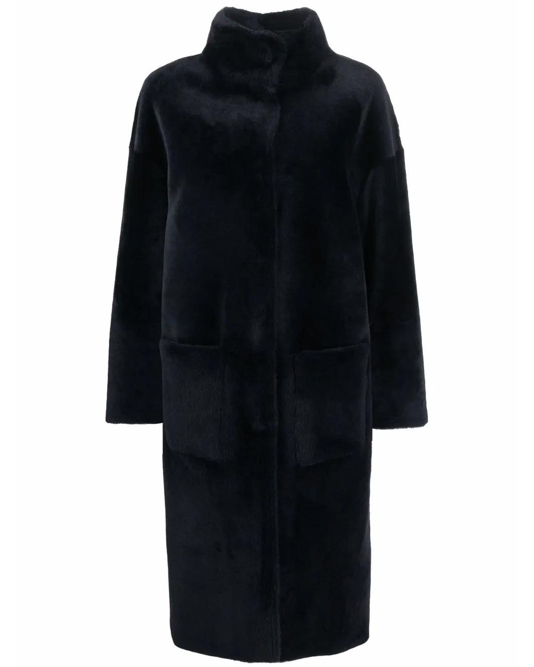 Liska Black Reversible Shearling Coat