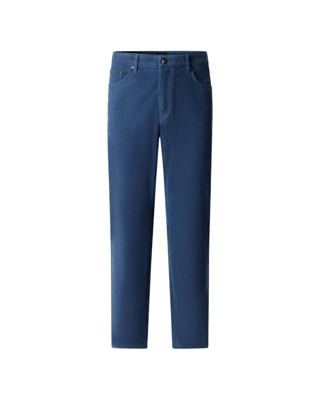 Hackett Blue Trinity Stretch-Cotton Trousers for men