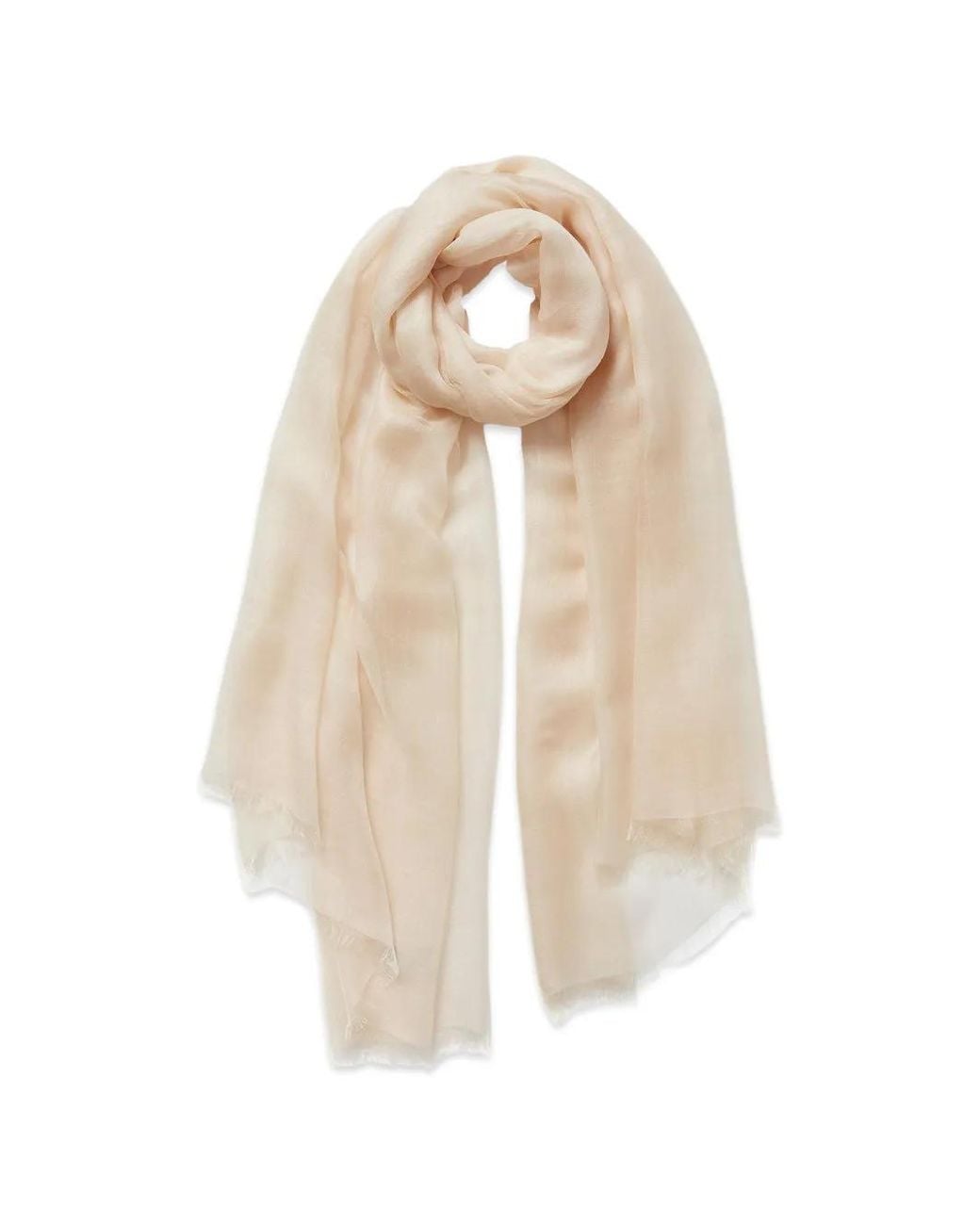 Sciarpa Cloud Con Frange di Jane Carr in White