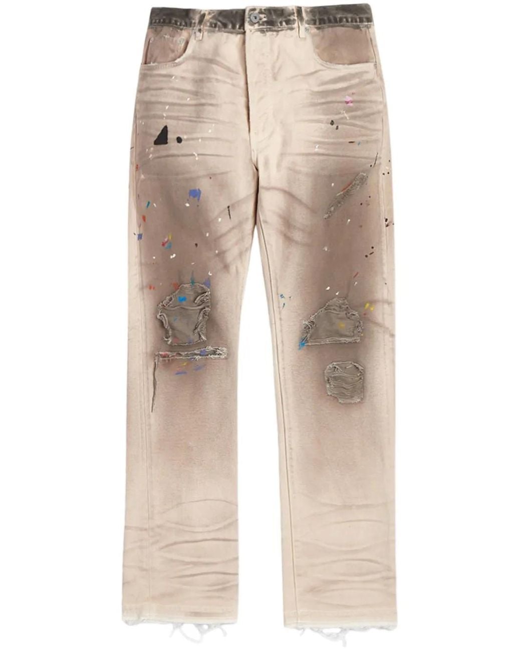 GALLERY DEPT. Natural Hollywood Distressed Jeans for men