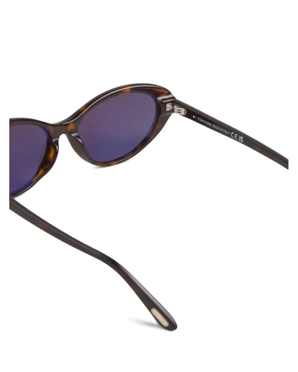 Tom Ford Brown Tortoiseshell-Effect Cat-Eye Sunglasses