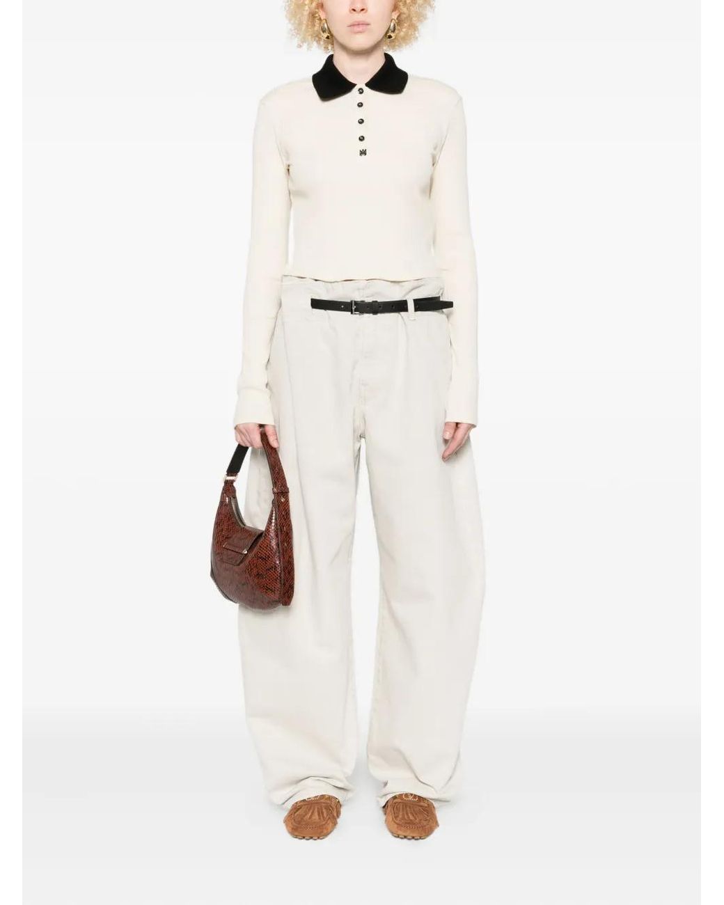 Amiri White Neutrals Tops