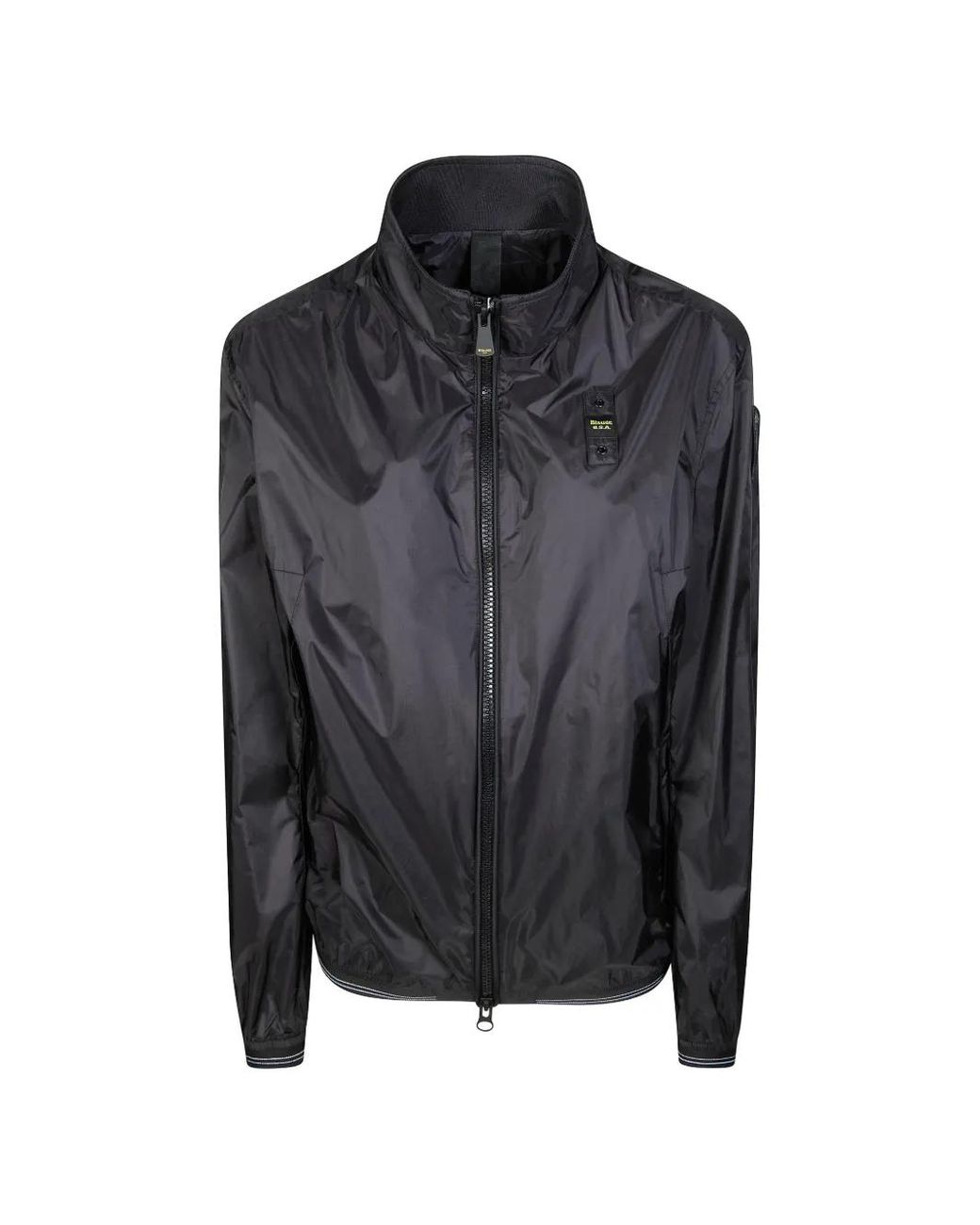 Blauer Black Logo Zip-Up Jacket