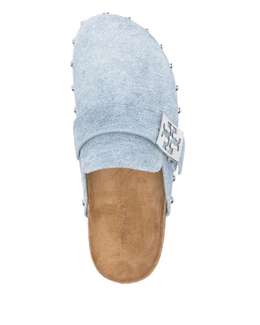 Tory Burch Blue Mellow Mules