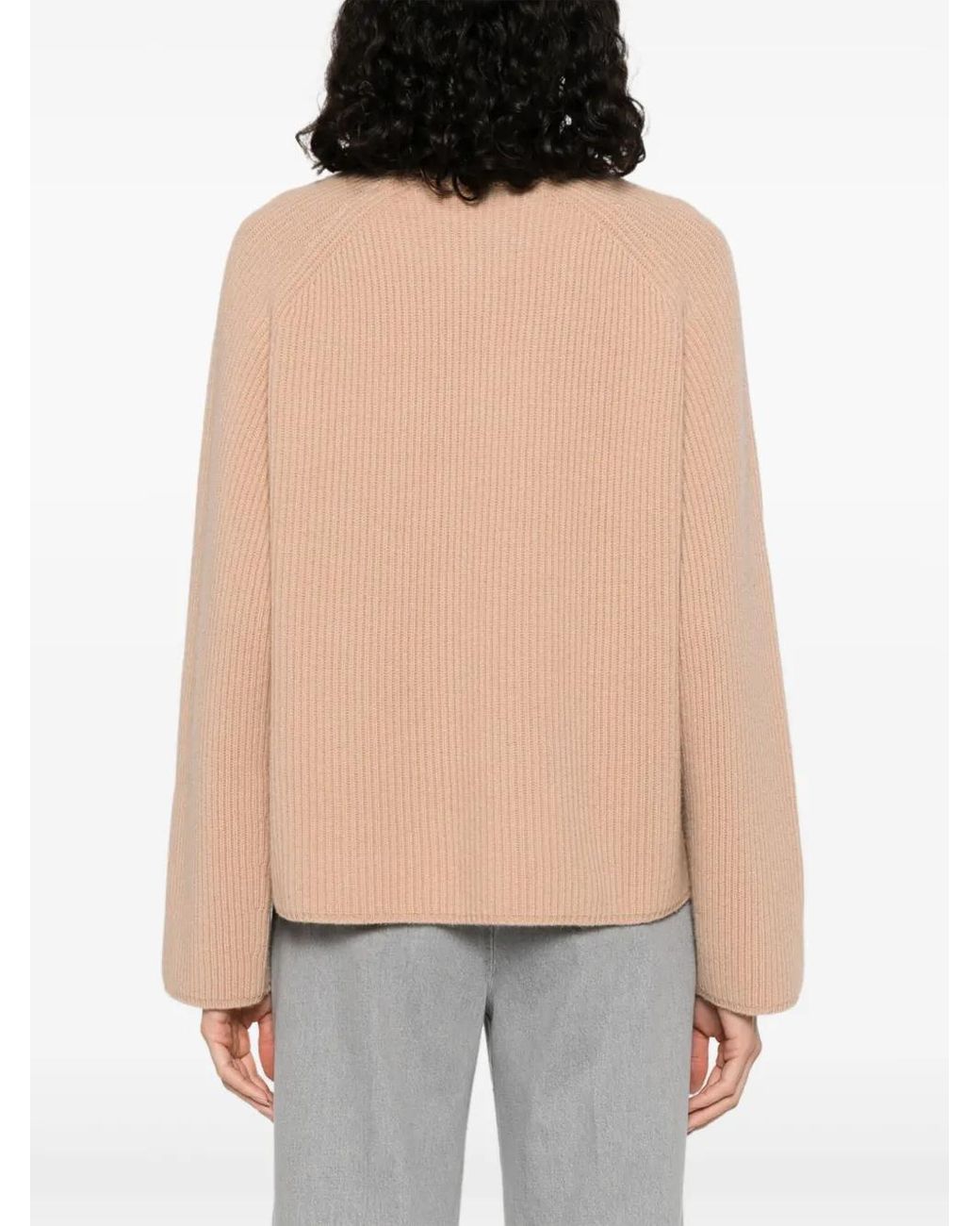 Forte_forte Wool Crewneck Jumper in het Natural