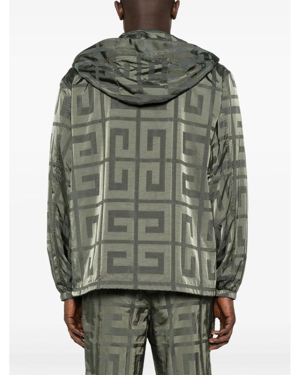 Givenchy Green 4G Windbreaker Jacket for men