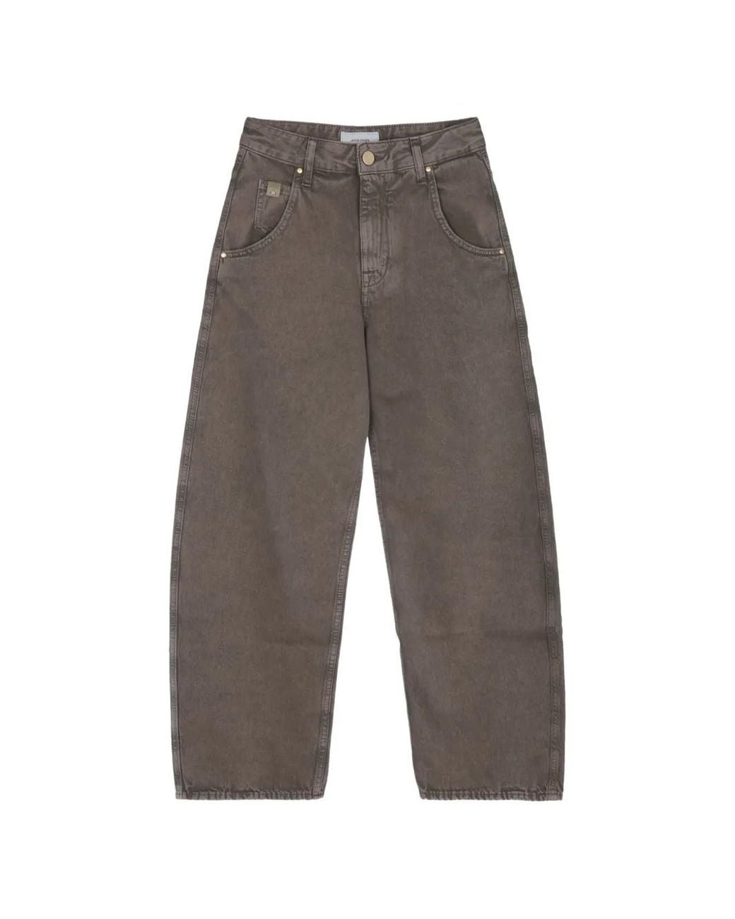 Jacob Cohen Gray Lila Barrel-Fit Jeans