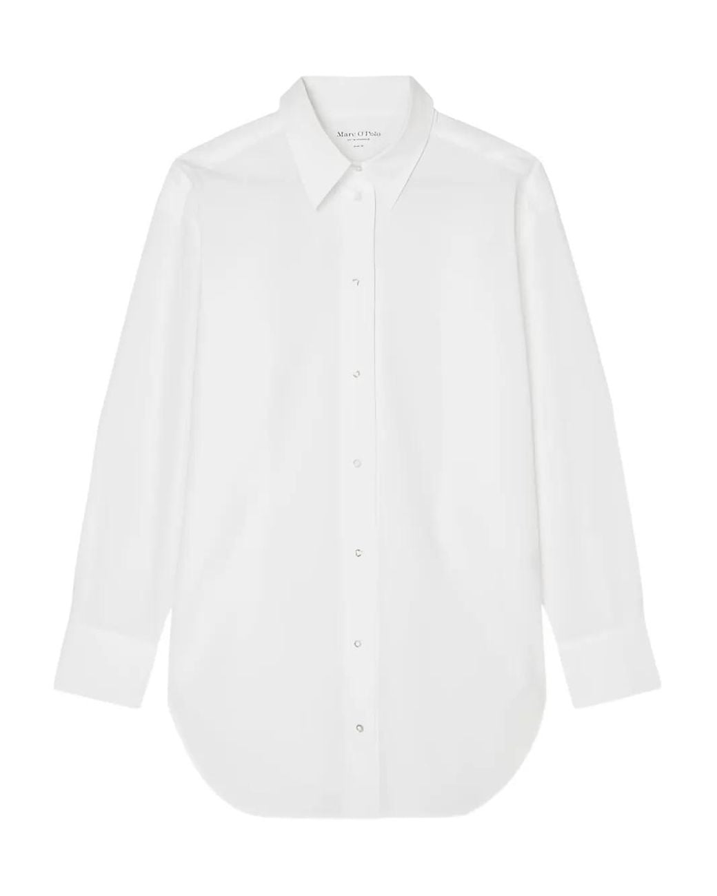 Marc O' Polo Button-Up Blouse in het White