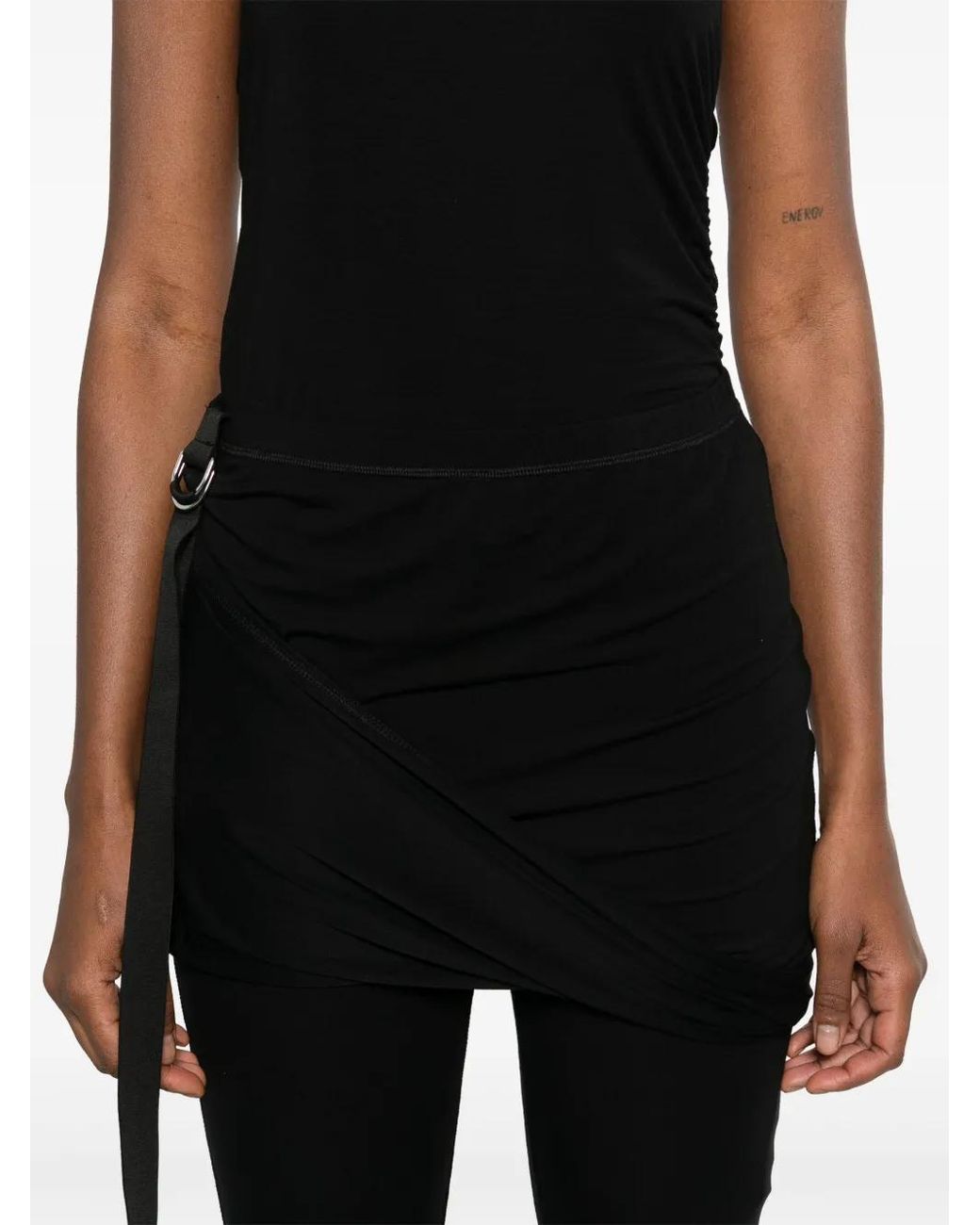 Pantalones Con Cordones Helmut Lang de color Black