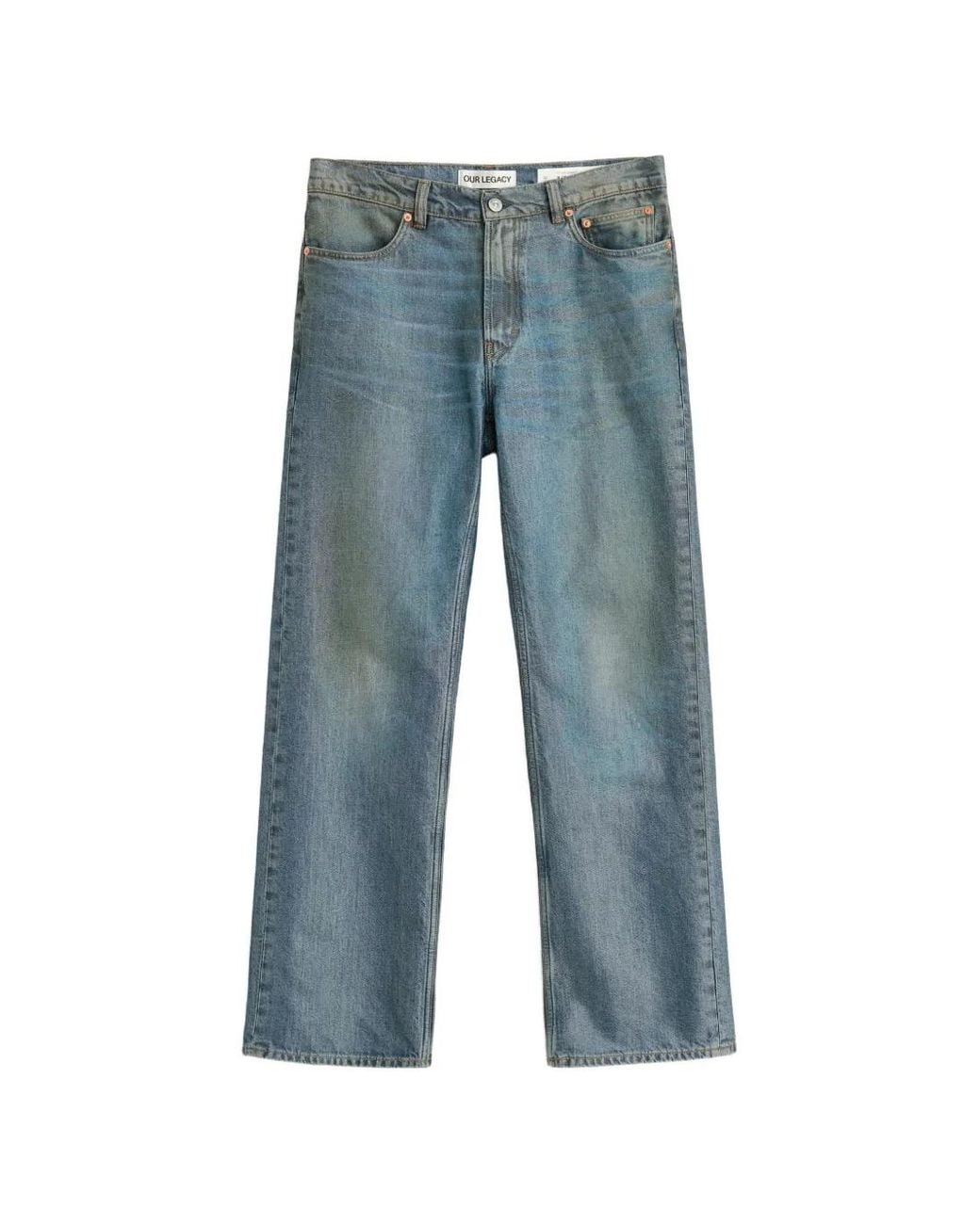 Our Legacy Blue Carlson Cut Jeans for men