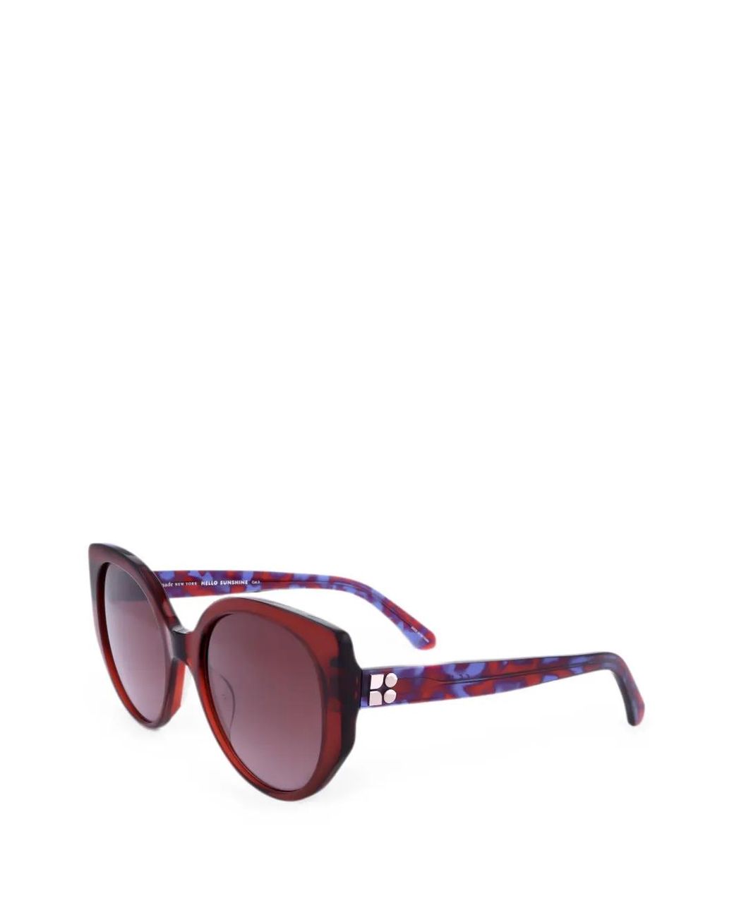 Kate Spade Purple Seraphina Cat-Eye Sunglasses