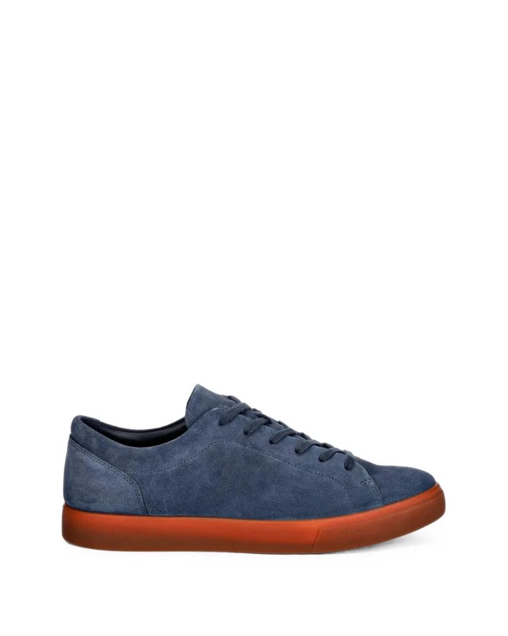 Ecco Blue Soft 10 Suede Low-Top Sneakers for men